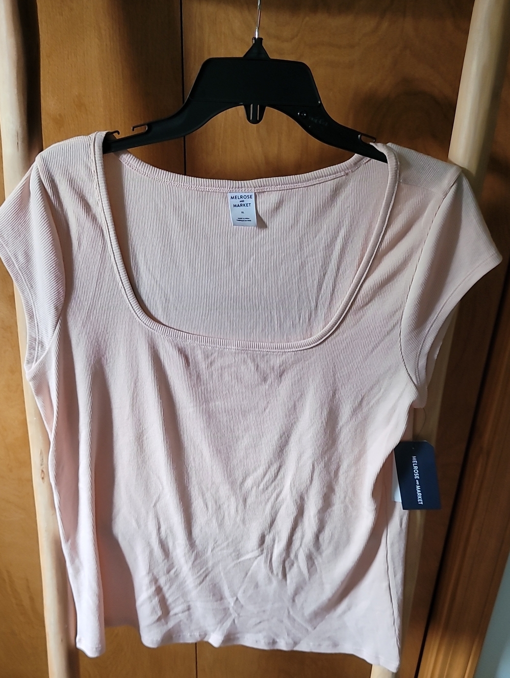 Melrose and Market Light Pink Scoop Neck Tank Top